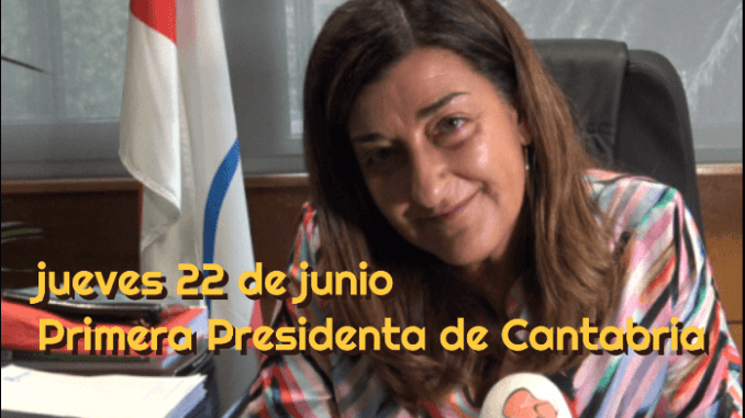 El jueves día 22 se iniciará el proceso de investidura de la Primera Presidenta de Cantabria